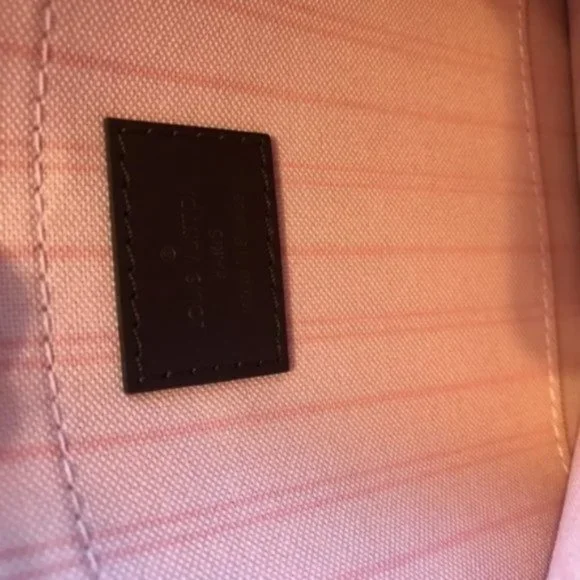 Auth NEW Louis Vuitton Neverfull MM damier pouch ballerina - Picture 2 of 10